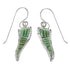 Silver Turquoise Southwest Hook Dangle Earrings CX47002