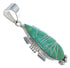 Sterling Silver And Turquoise Inlay Pendant EX44399