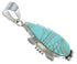 Turquoise And Sterling Silver Pendant EX44410