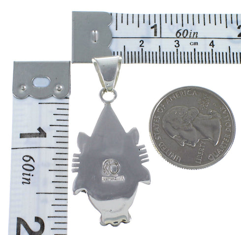Multicolor Sterling Silver Southwest Pendant EX44430