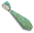 Turquoise Inlay Sterling Silver Reversible Pendant EX44466