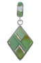 Sterling Silver Turquoise Opal Inlay Pendant EX44328