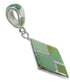Sterling Silver Turquoise Opal Inlay Pendant EX44328