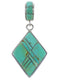 Sterling Silver And Turquoise Southwest Pendant EX44344
