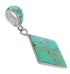 Sterling Silver And Turquoise Southwest Pendant EX44344
