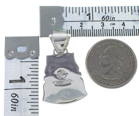 Turquoise And Opal Genuine Sterling Silver Pendant EX44360