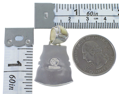 Multicolor Inlay Genuine Sterling Silver Pendant EX44372