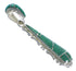 Sterling Silver And Turquoise Slide Pendant EX44382