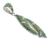 Southwest Sterling Silver Turquoise And Opal Pendant AX48840