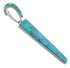 Turquoise Inlay Southwest Silver Pendant CX46219