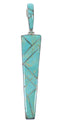 Sterling Silver Southwest Turquoise Pendant CX46224