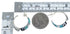 Multicolor Inlay Southwestern Silver Hoop Earrings AX23872