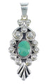 Sterling Silver Turquoise Jewelry Pendant CX46070