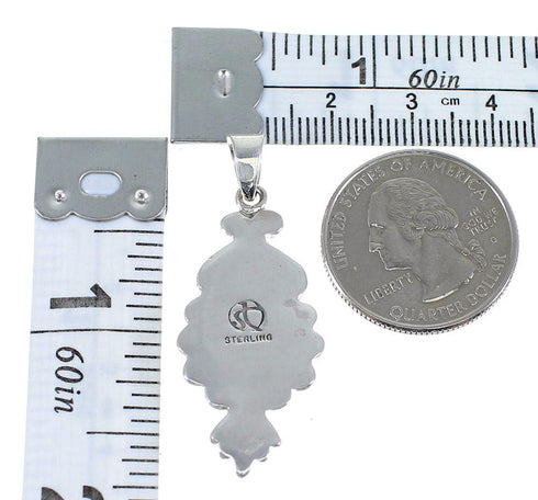Southwest Turquoise Sterling Silver Jewelry Pendant CX46072
