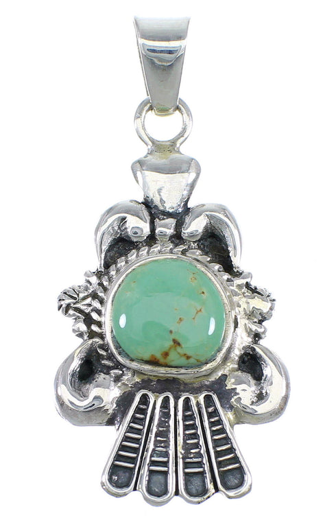 Sterling Silver Turquoise Southwest Pendant CX46094