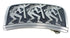 George Phillips Kokopelli Silver Hopi Indian Belt Buckle EX48110