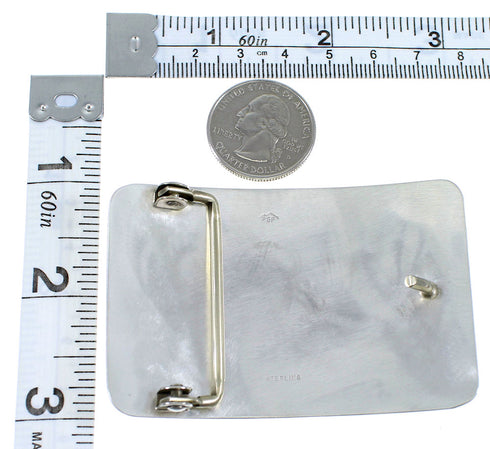 Hopi George Phillips End Of The Trail Bear Paw Belt Buckle EX48113