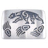 George Phillips Hopi Bear Paw Sterling Silver Belt Buckle EX48131