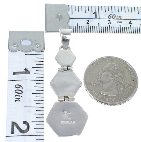 Southwest Multicolor Sterling Silver Pendant Jewelry CX47231