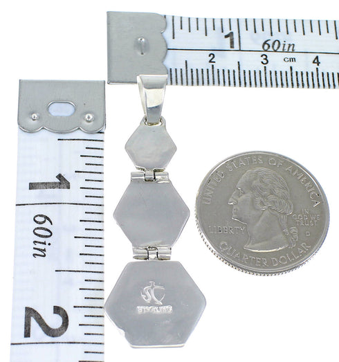 Southwest Multicolor Genuine Sterling Silver Pendant CX47232