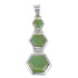 Turquoise Southwest Inlay Sterling Silver Pendant CX47235