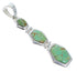 Turquoise Inlay Southwest Silver Pendant Jewelry CX47238