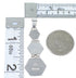 Genuine Sterling Silver Turqouise And Opal Pendant Jewelry CX47264