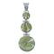 Southwest Sterling Silver Turquoise And Opal Pendant Jewelry CX47265