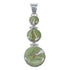 Southwest Sterling Silver Turquoise And Opal Pendant Jewelry CX47265