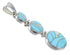 Opal And Turquoise Southwest Sterling Silver Pendant Jewelry CX47311