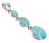 Southwest Turquoise Genuine Sterling Silver Pendant CX47324