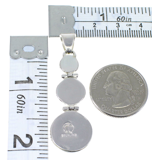 Southwest Turquoise Genuine Sterling Silver Pendant CX47324