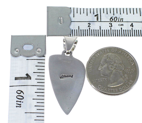 Multicolor And Sterling Silver Slide Pendant EX48794