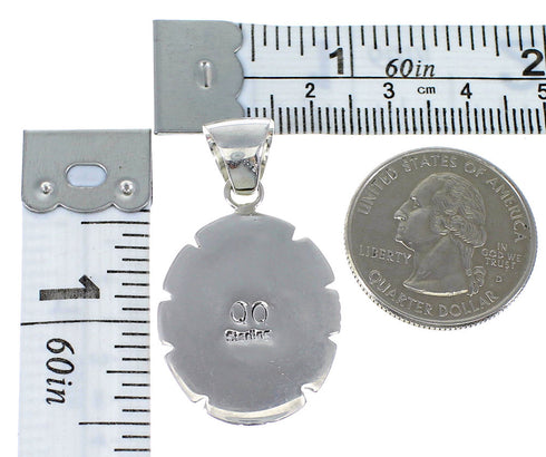 Genuine Sterling Silver Multicolor Slide Pendant EX48797