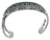 High Quality Silver Water Waves Turquoise Cuff Bracelet CX47610