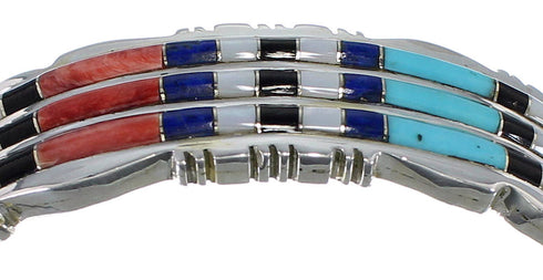 Southwest Multicolor Silver High Quality Cuff Bracelet CX47681