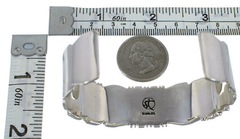 Southwest Multicolor Silver High Quality Cuff Bracelet CX47681