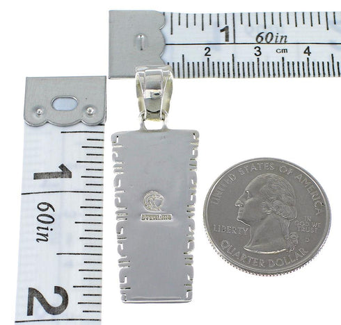 Turquoise Jewelry Sterling Silver Pendant AX47900