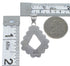 Sterling Silver And Turquoise Inlay Jewelry Pendant AX48103