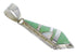 Genuine Sterling Silver Turquoise And Opal Jewelry Pendant AX48213