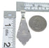 Southwestern Silver Turquoise Inlay Pendant AX48266