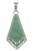 Turquoise And Authentic Sterling Silver Pendant AX48340