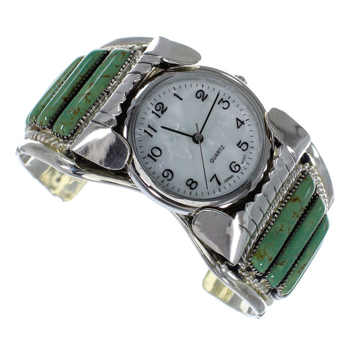 Turquoise Southwest Jewelry Sterling Silver Cuff Watch CX47867