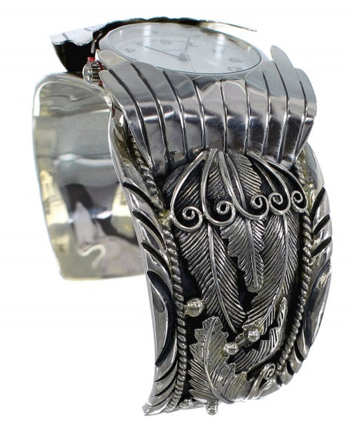 Southwest Authentic Sterling Silver Cuff Watch CX47943