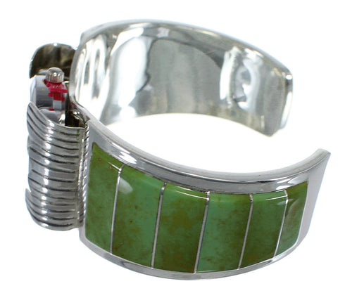 Southwest Turquoise Authentic Sterling Silver Cuff Watch CX48635
