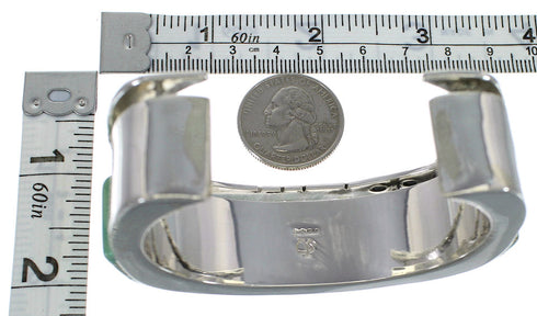 Turquoise Southwest Sterling Silver Cuff Bracelet Jewelry CX48930