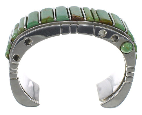 Southwest Turquoise Sterling Silver Cuff Bracelet Jewelry CX48932
