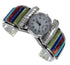 Southwest Multicolor Genuine Sterling Silver Cuff Watch CX48847
