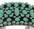 Authentic Sterling Silver Turquoise Southwest Cuff Bracelet CX49000