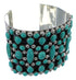 Turquoise Southwest Genuine Sterling Silver Cuff Bracelet CX49008